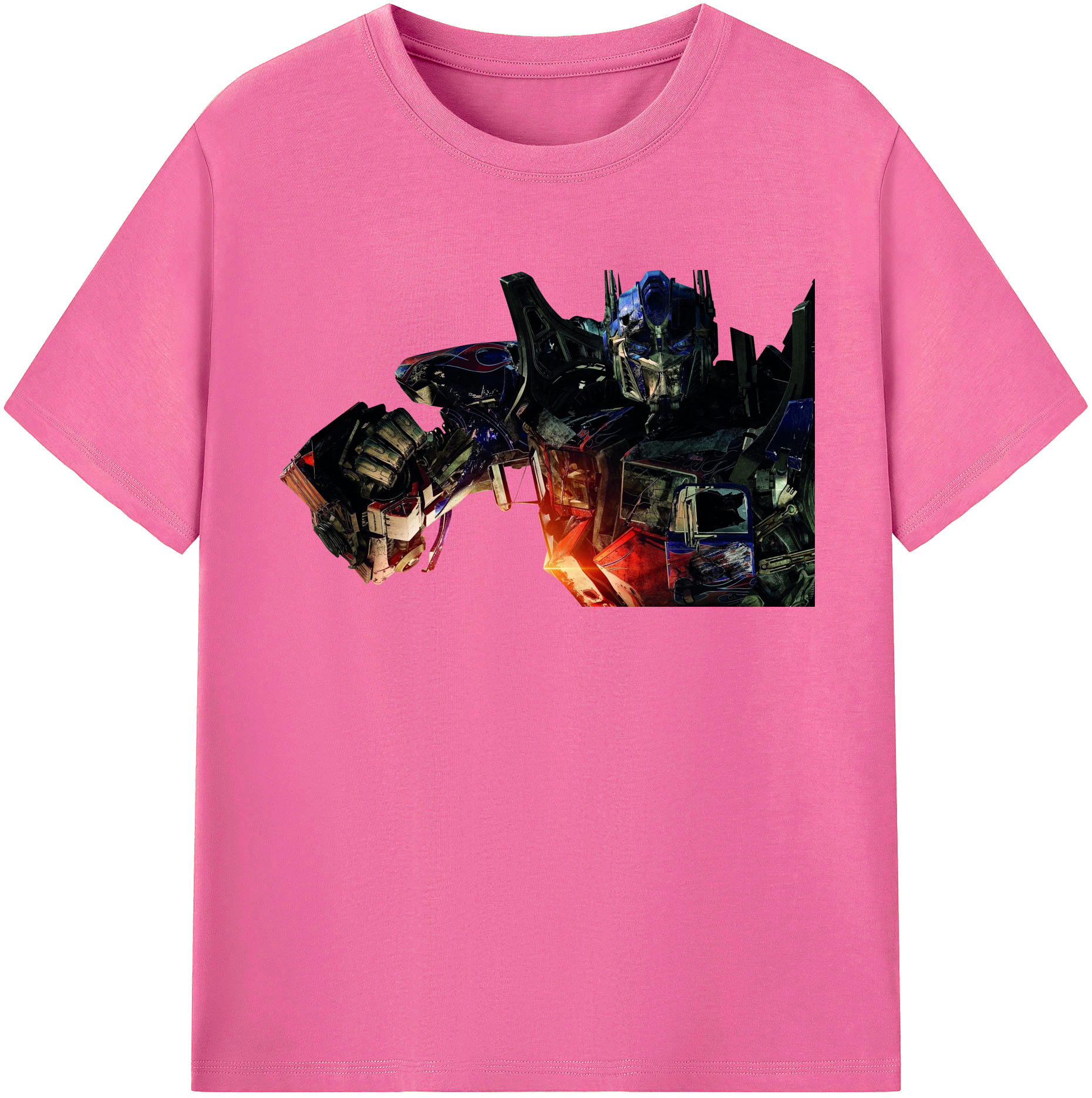 （画像用）  レディースカジュアルプリントTシャツ（綿100％）